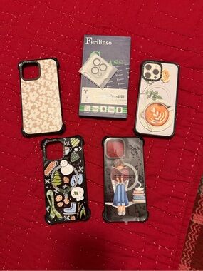 iPhoneアクセサリー Casetify Daisies by Laura Jane Laura Jane Illustrations x CASETiFY iPhone 13 CASE Case Black